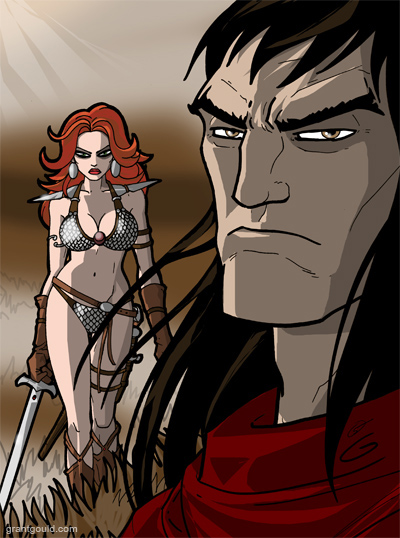 Conan & Red Sonja by Grant Gould