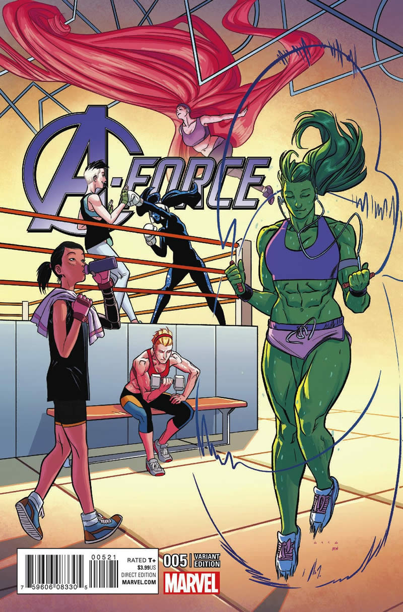 A-FORCE #5 Variant Cover by KRIS ANKA