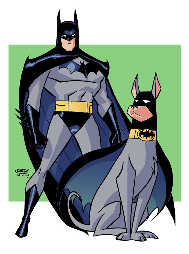 Batman w/ Bathound color