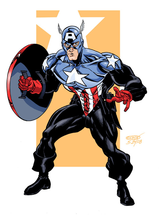 Bucky Captain America color