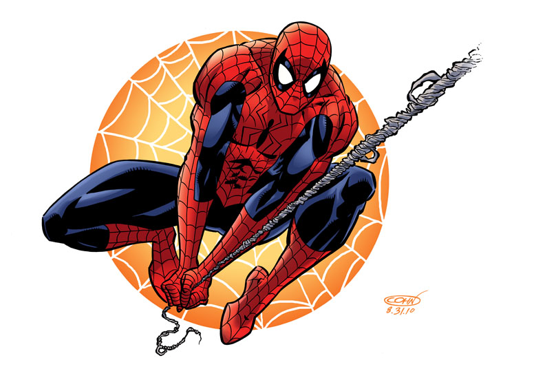 Spider-Man swingin'