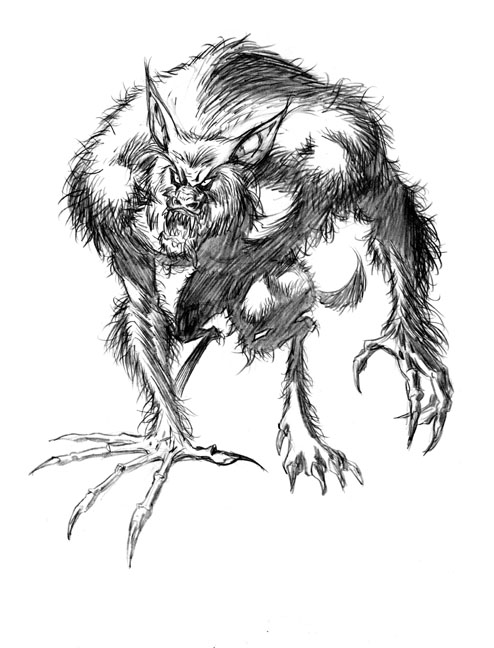 The Brutal Kind werewolf final design