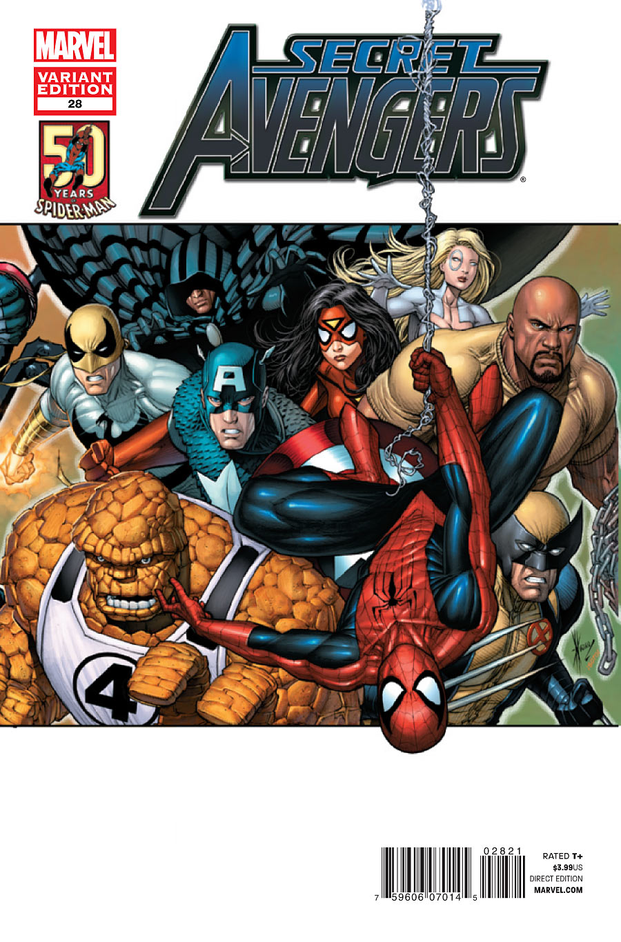 Secret Avengers 28 variant cover