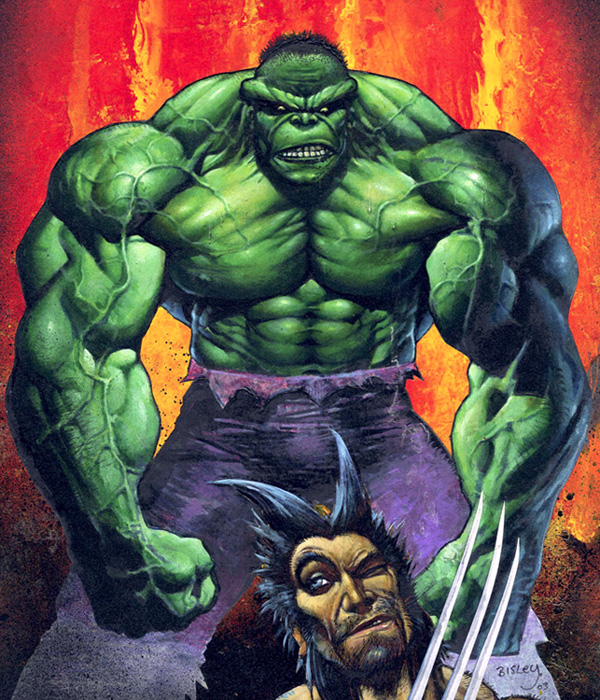 Hulk/Wolverine: 6 Hours #3 Cover Original Art (Marvel, 2003)