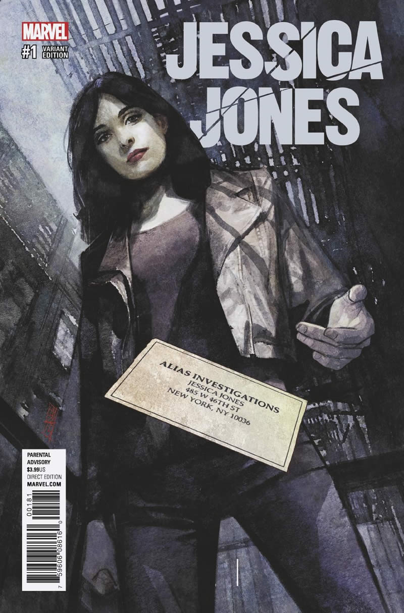JESSICA JONES #1 Variant Cover by Alex Maleev