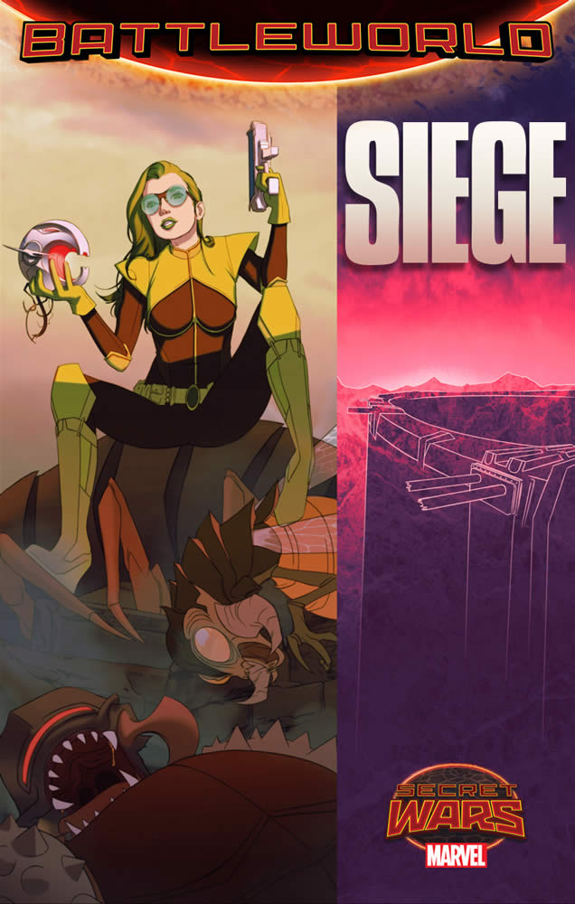 SIEGE #1 cover by W. SCOTT FORBES