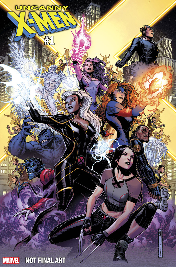 UNCANNY X-MEN #1 cover by Jim Cheung