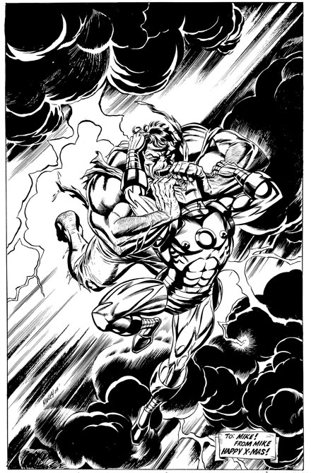 Hulk Iron man Commission