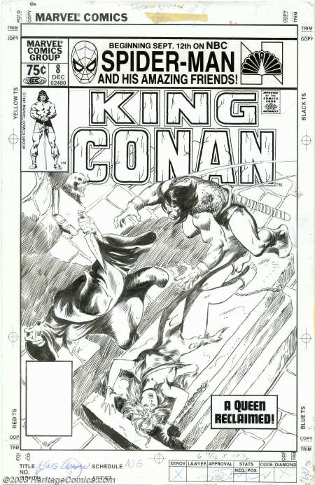 King Conan #8 cover