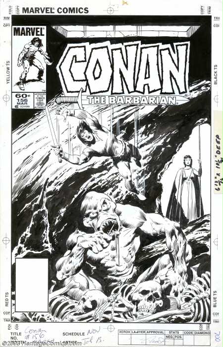 Conan the Barbarian #156 cover