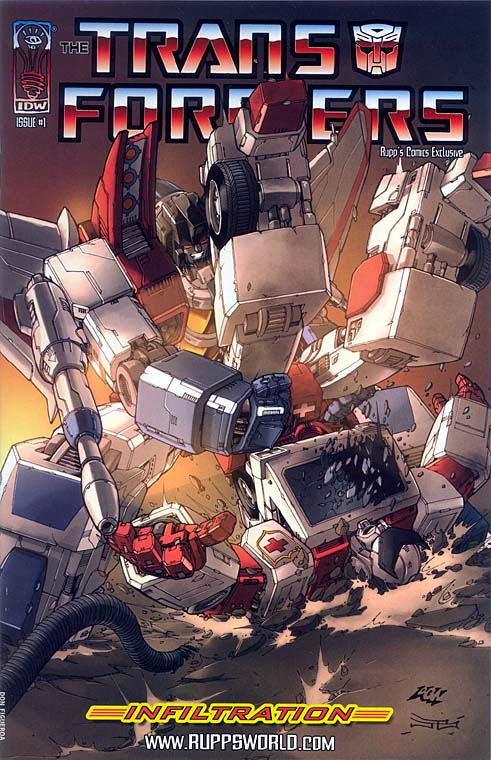 Transformers: Infiltration #1 (Rupp's World Exclusive Cover)