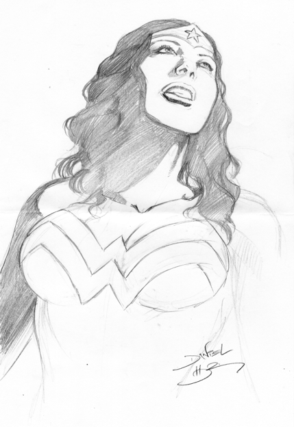Wonder Woman Sketch - Daniel HDR