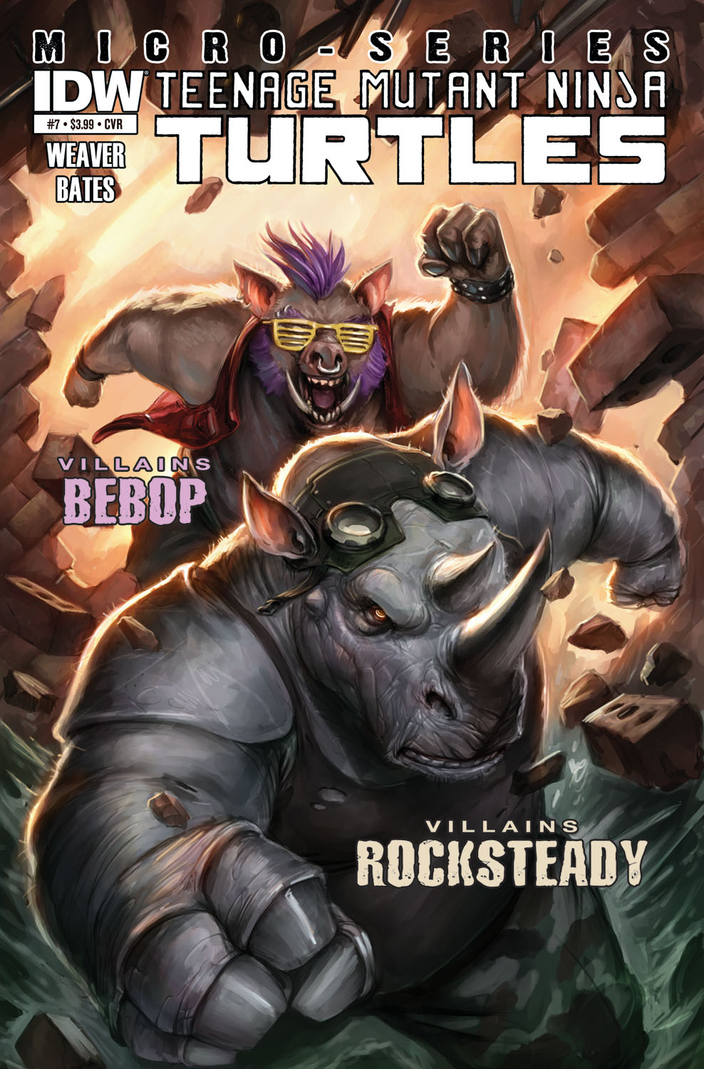Teenage Mutant Ninja Turtles Villain Micro-series #7: Bebop & Rocksteady