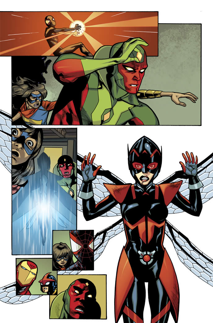 ALL-NEW, ALL-DIFFERENT AVENGERS #9 Preview 1 art by Mahmud A. Asrar