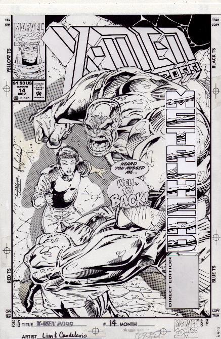 Ron Lim X-men 2099 # 14, cover