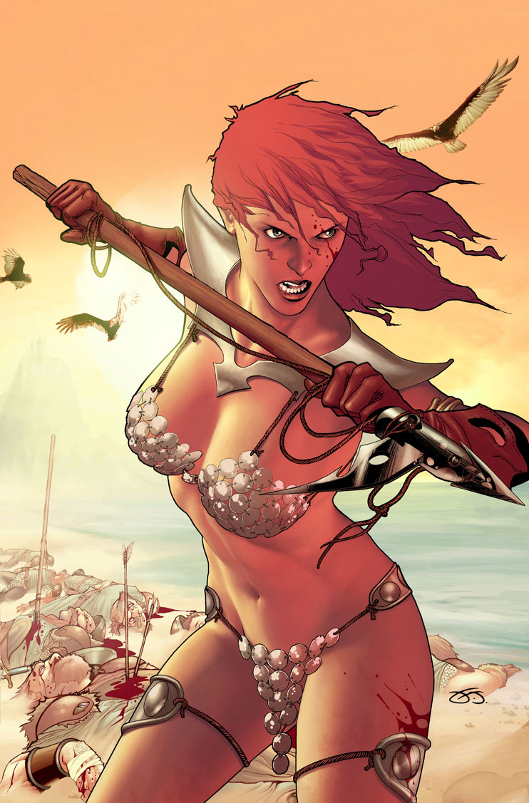 Red Sonja by Frank Martin