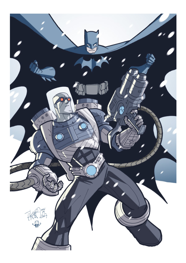 Batman vs Mister Freeze