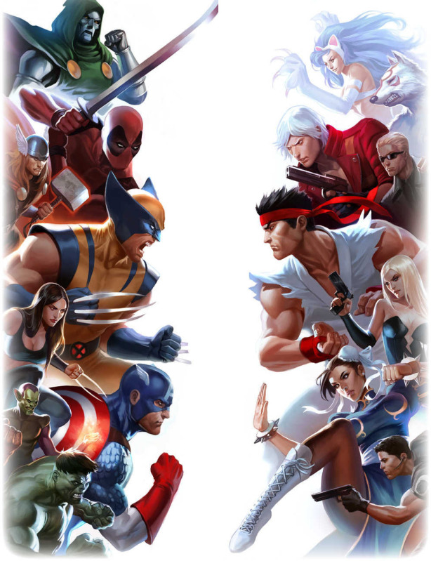 Marvel VS. Capcom 3: Fate of Two Worlds STEELBOOK ART