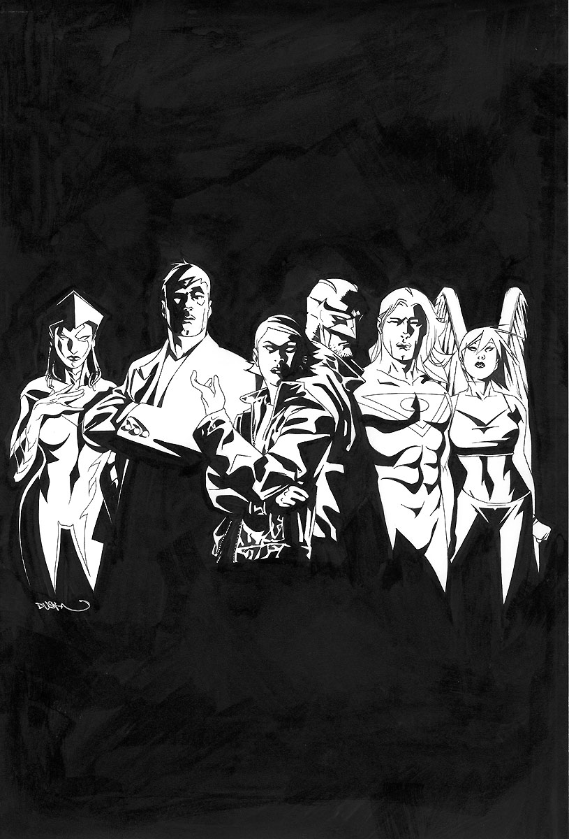 Authority #12 Original Cover Art