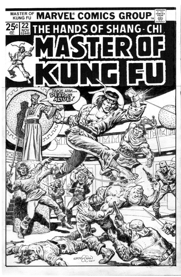 Master Of Kung Fu #22 "Director of Death"  Cover - ERNIE CHAN
