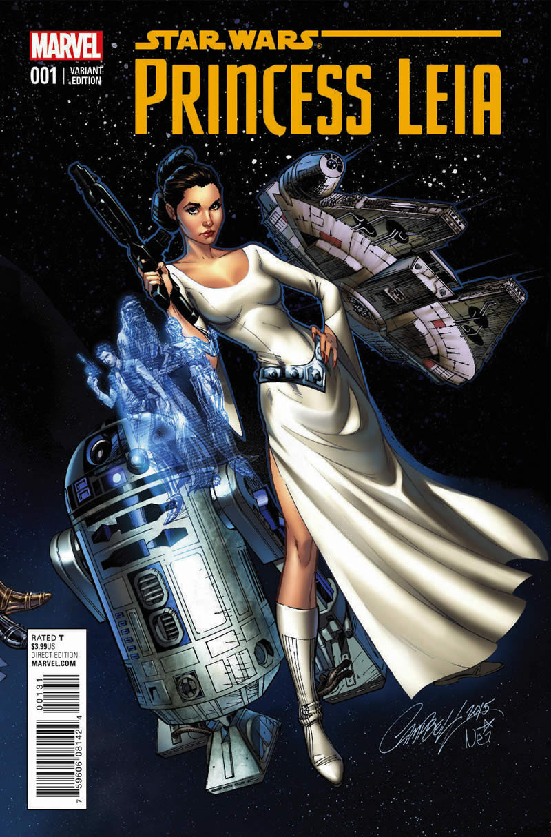 PRINCESS LEIA #1 CAMPBELL CONNECTING VARIANT COVER