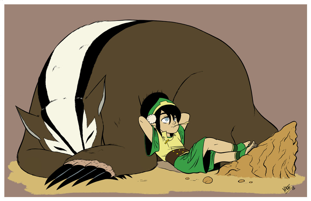 Toph and Badgermole