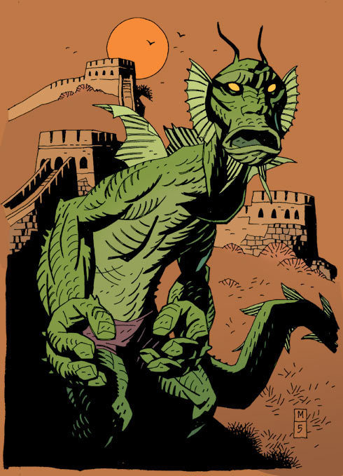 Fin Fang Foom by Mike Mignola