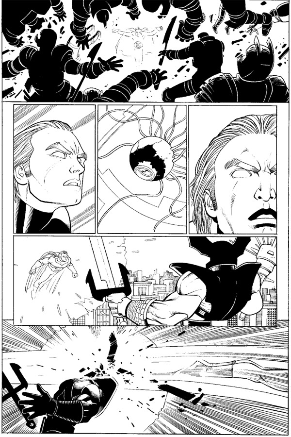 Sentry pages from Romita JR