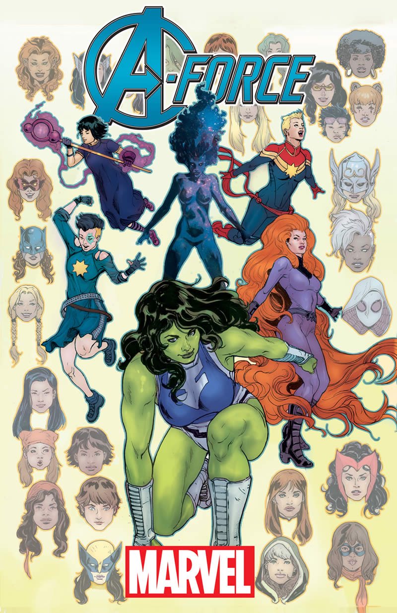 A-FORCE #1 cover by VICTOR IBANEZ