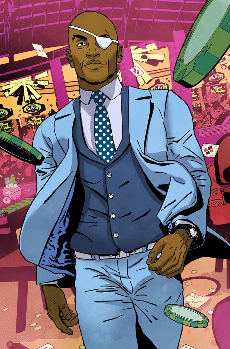 NICK FURY #1 preview art by ACO