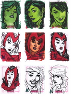 Adam Hughes - Women of Marvel Sketch Cards - Page 6