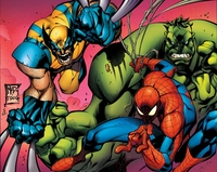 Joe Madureira - Wolverine, Spider-man. Hulk