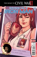 INVINCIBLE IRON MAN #10 2nd PRINTING Cover by Mike Deodato, Jr