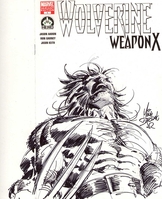 Wolverine Hero Intiative Sketch cover Variant by Mike Deodato, Jr