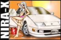 Nira-X commission art with car:)