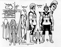 Fantastic Four Model Sheet #1 - Behold A Distant Star