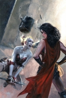 Harley Quinn and Wonder Woman by Gabriele Dell'Otto