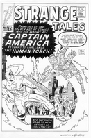 Dick Ayers' Strange Tales # 114 Cover Recreation