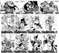 Marvel Sketch Card- The Avengers 1