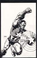 David Finch's "Ink Only" Captain America Cover