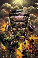 David Finch - MODOK vs. Hulk & Rulk