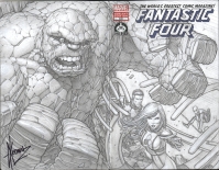 Fantastic Four 600 cover by Keown