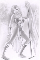 Wonder Woman Sketch by Alex Miranda