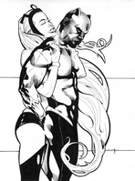 Black Panther and Storm