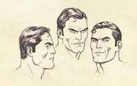Superman head study