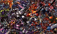 TRANSFORMERS GENERATION 1's 20th Anniversary Lithograph
