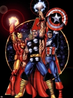 Iron Man, Thor, Captian America