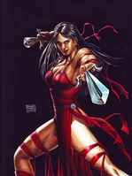 Elektra Painting by Ed Tadeo