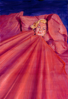 Marilyn in the Red Bed