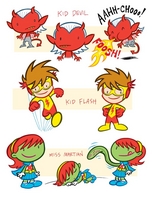 TINY TITANS #1 Kid Devil, Kid Flash, and Miss Martian
